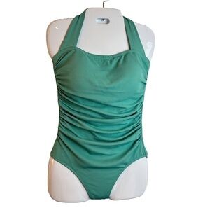 Hermoza Stunning Mermaid Blue Textured One‎ Piece Swimsuit 6